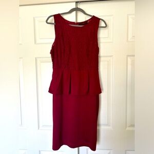 Large, Burgundy Women’s Dress from the Limited